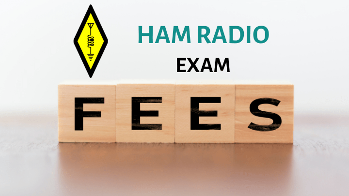 HAM radio license exam fees