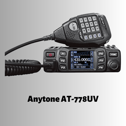 Mobile ham radio-Anytone AT778UV