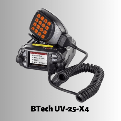 Mobile ham radio-BTech UV 25X4