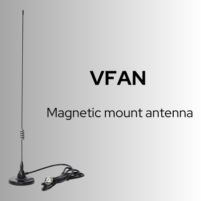 Magnetic mount type ham radio antenna for car