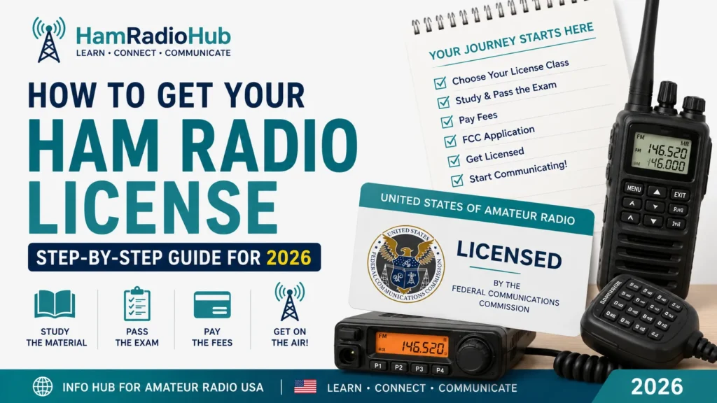 How to get Ham radio License in USA 2026
