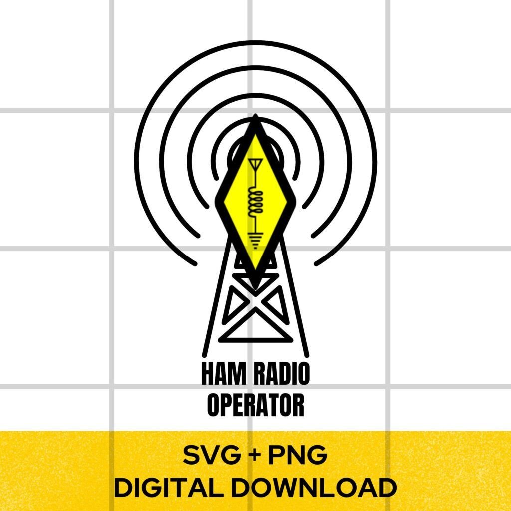Ham radio logo mockup04
