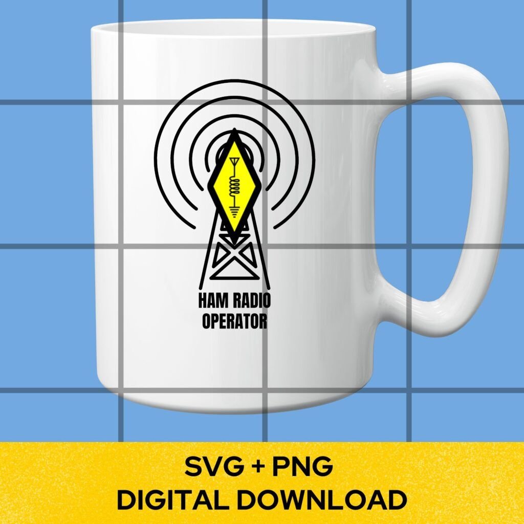 Ham radio logo mockup05