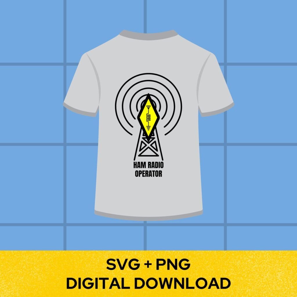 Ham radio logo mockup06